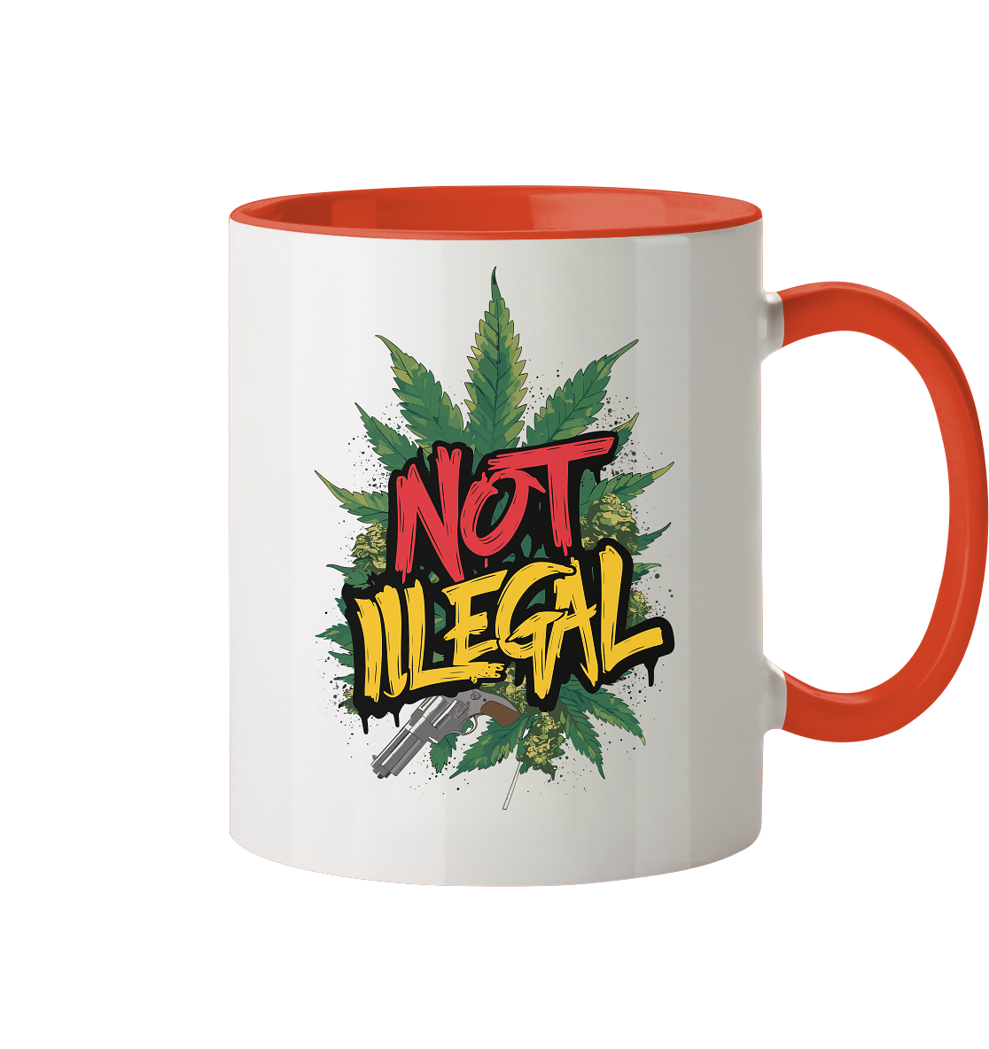 Not Illegal - Tasse zweifarbig