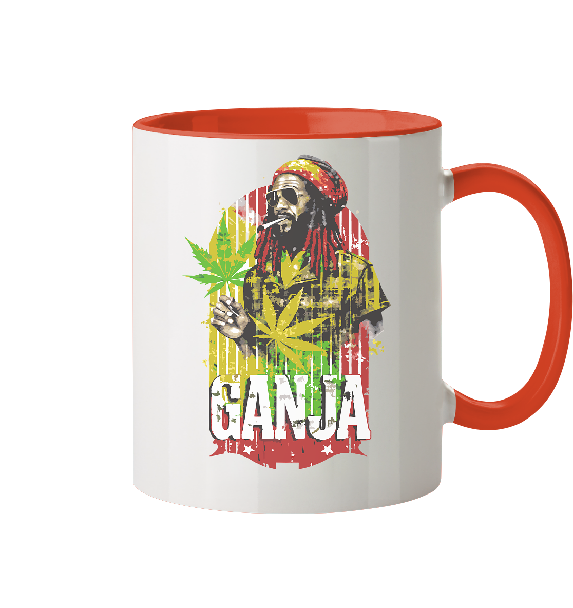 Ganja - Tasse zweifarbig