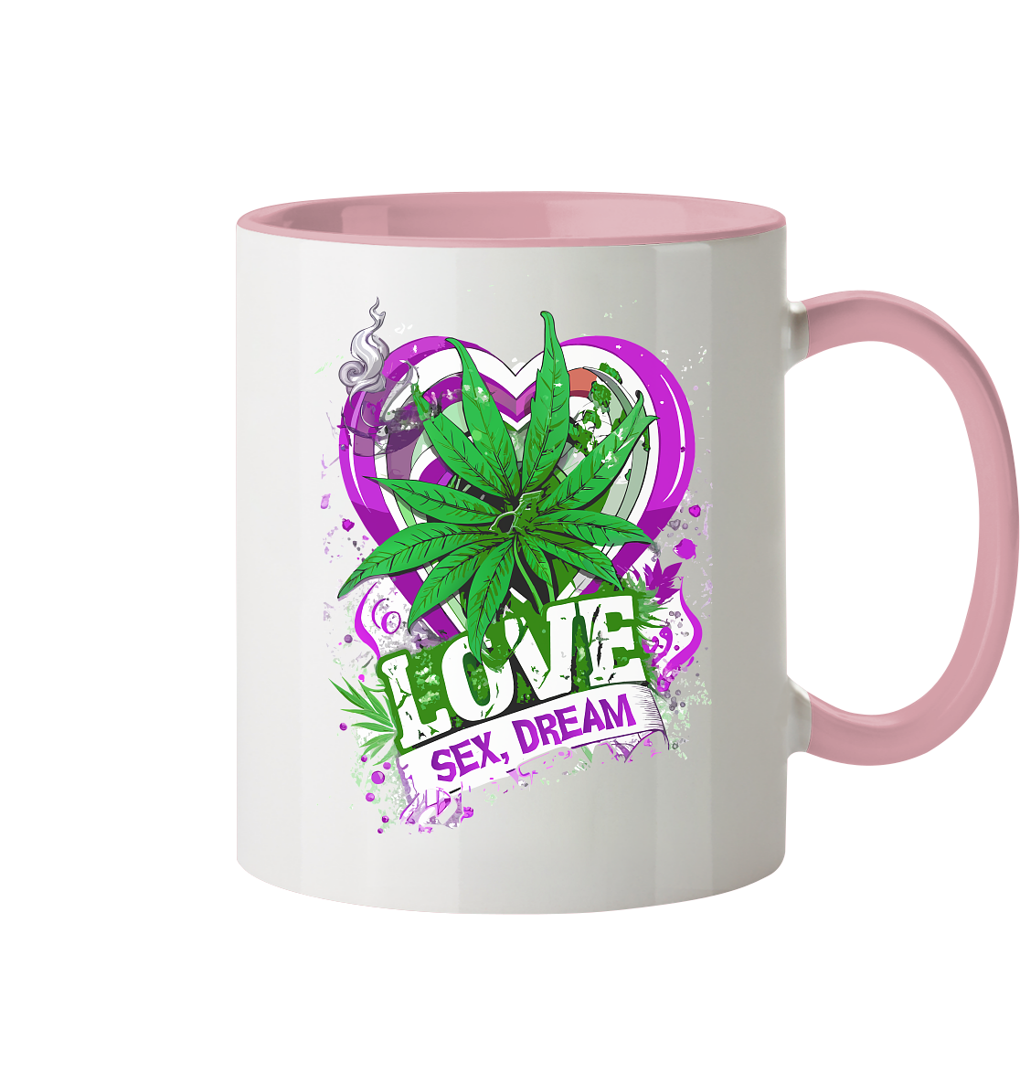 Love S#X Dream - Tasse zweifarbig