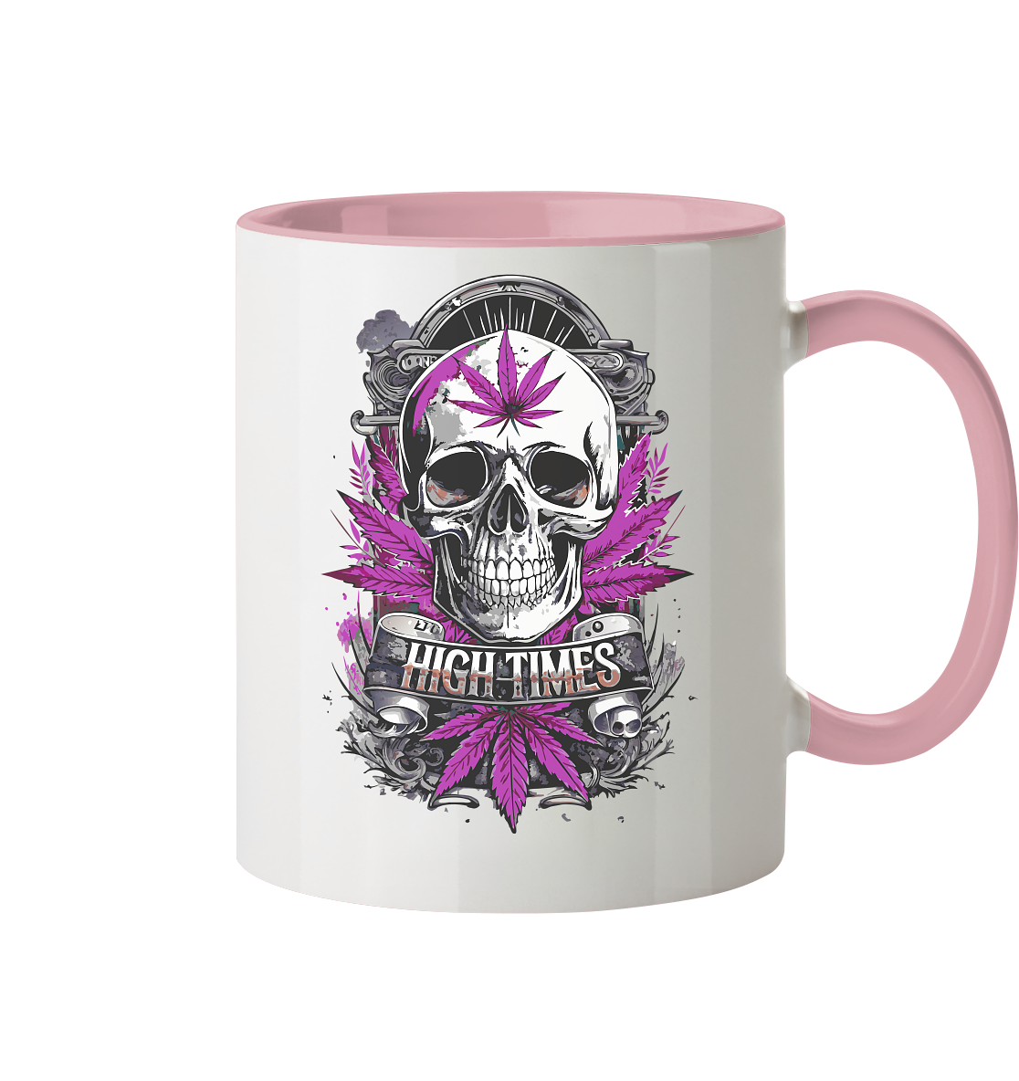 High Times Skull Purple - Tasse zweifarbig