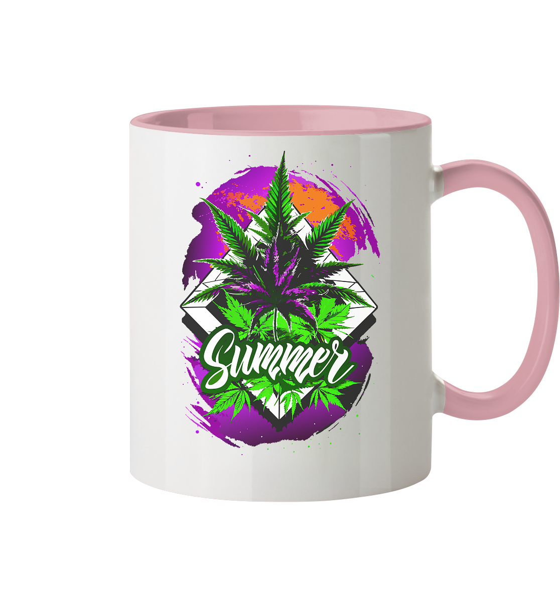 Purple Summer - Tasse zweifarbig