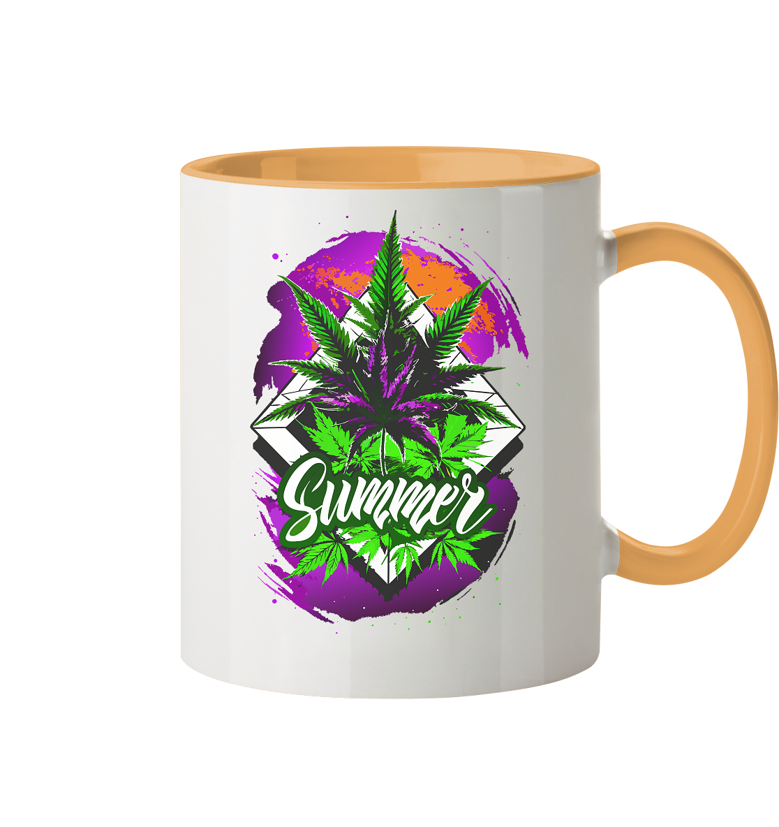 Purple Summer - Tasse zweifarbig