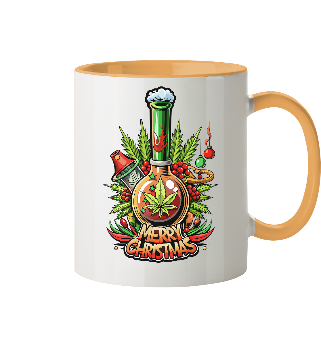 Bong Christmas - Tasse zweifarbig