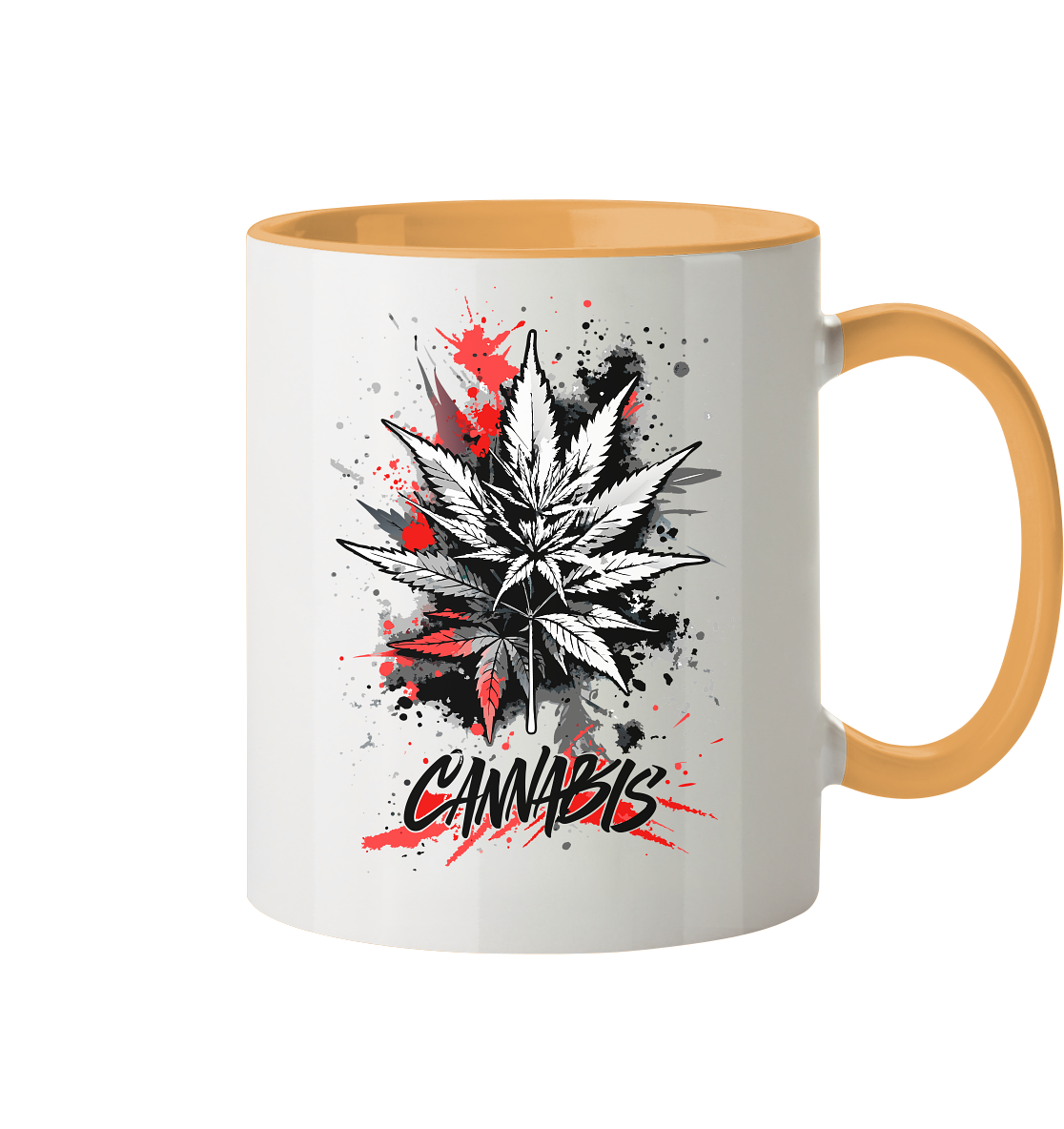 Red Cannabis - Tasse zweifarbig