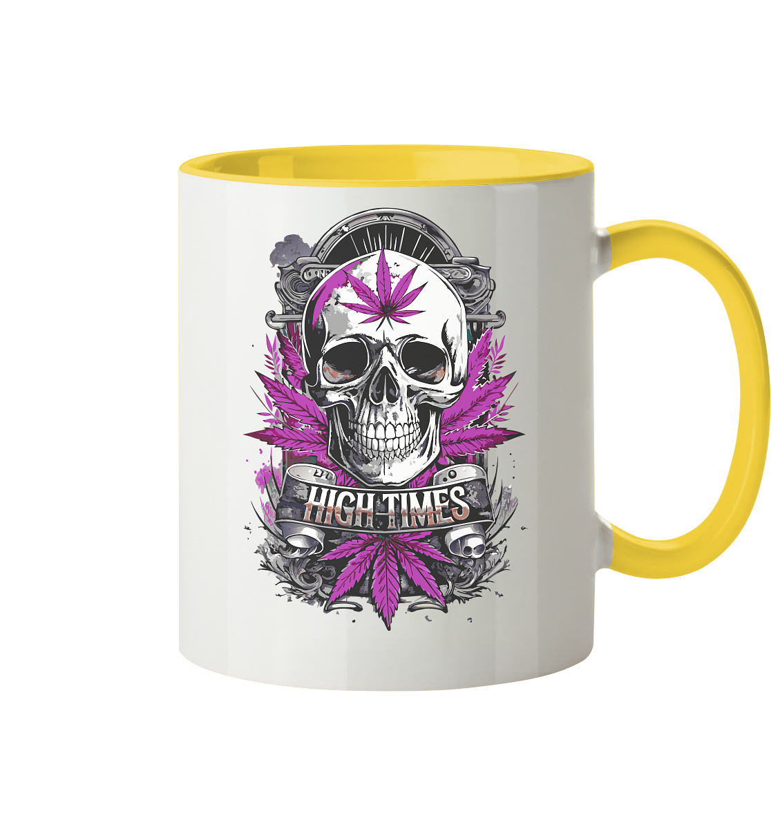 High Times Skull Purple - Tasse zweifarbig