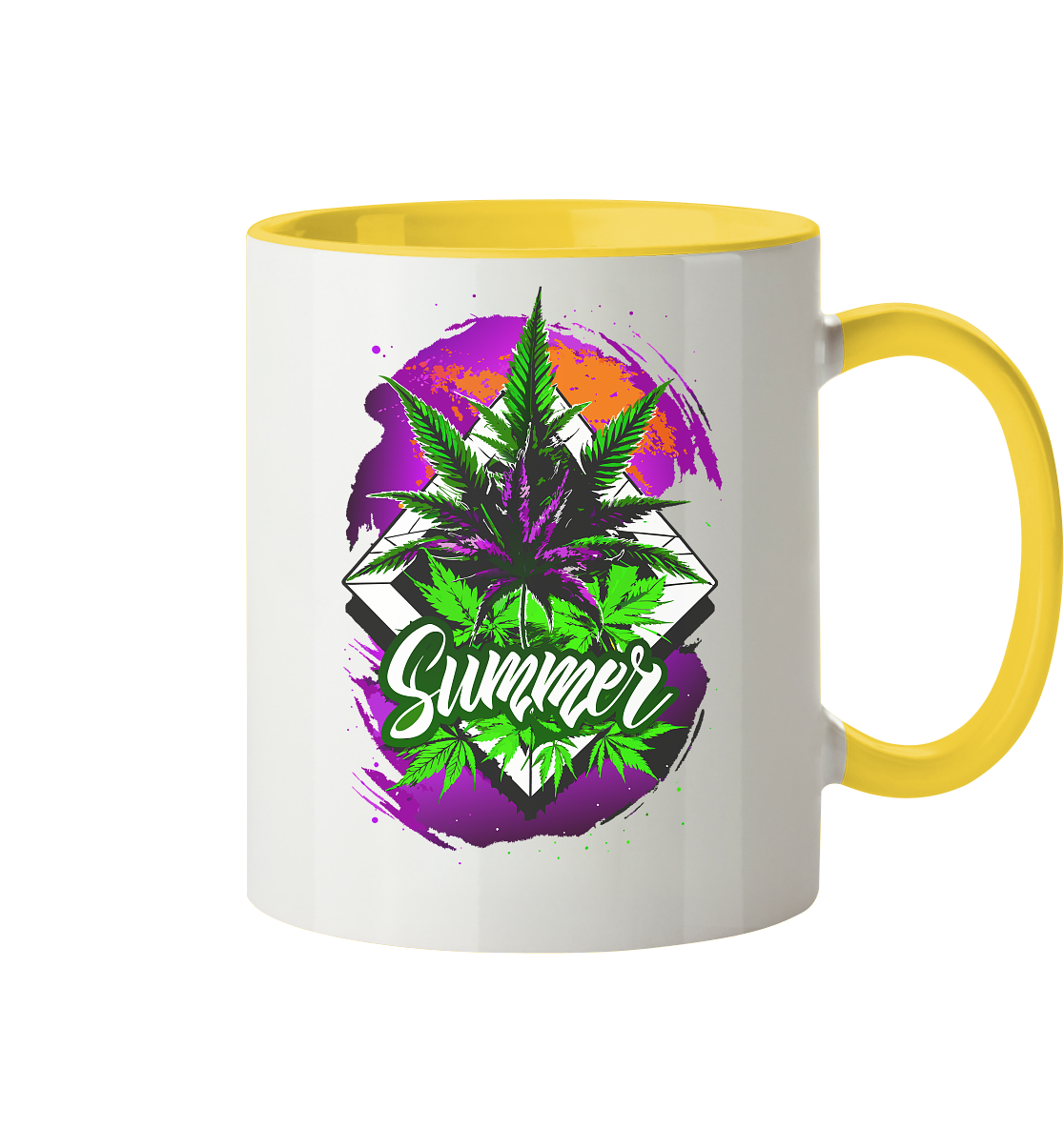 Purple Summer - Tasse zweifarbig