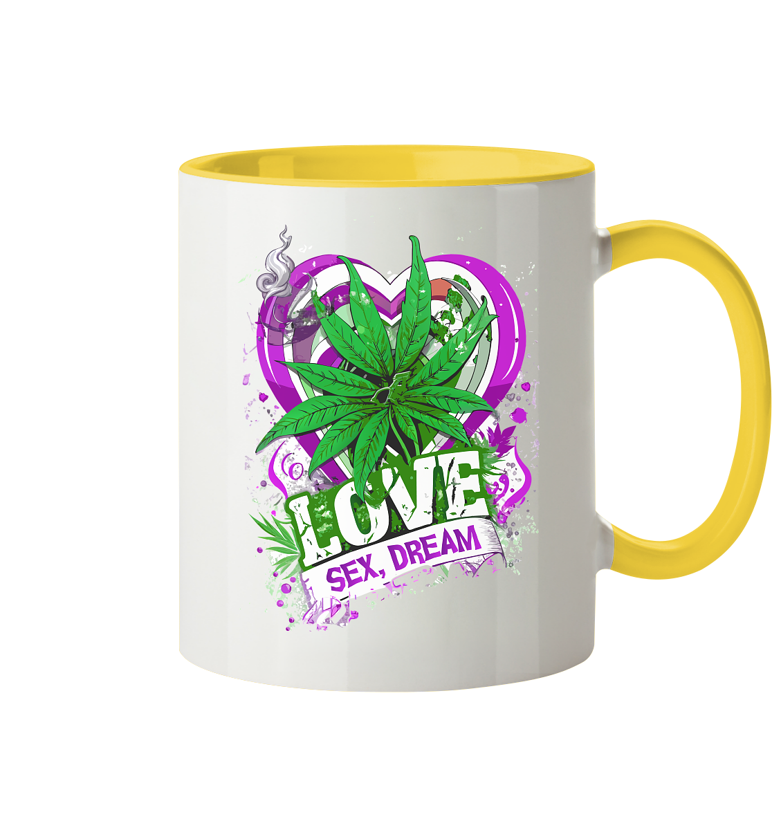 Love S#X Dream - Tasse zweifarbig