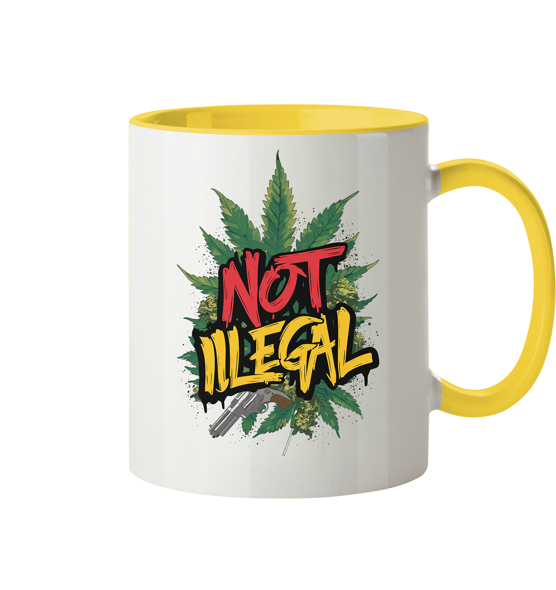 Not Illegal - Tasse zweifarbig