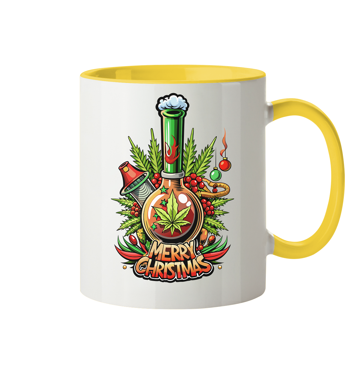 Bong Christmas - Tasse zweifarbig