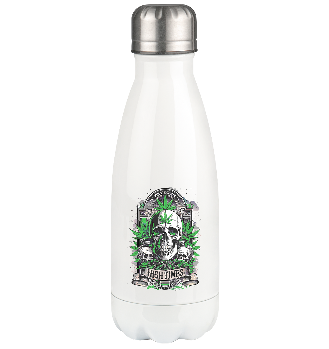 High Times Skull Green - Thermoflasche 350ml