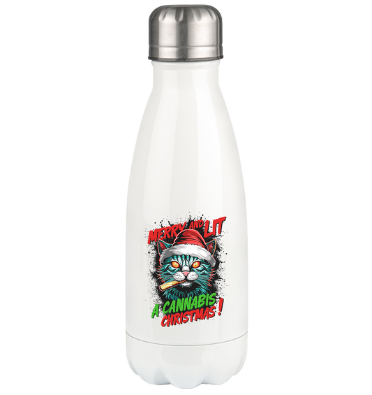 Cannabis Christmas - Thermoflasche 350ml