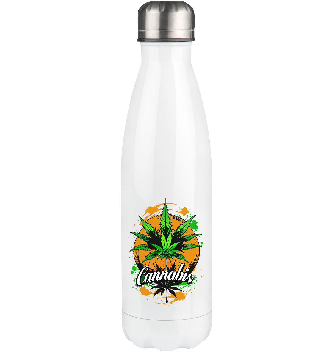 Orange Cannabis - Thermoflasche 500ml