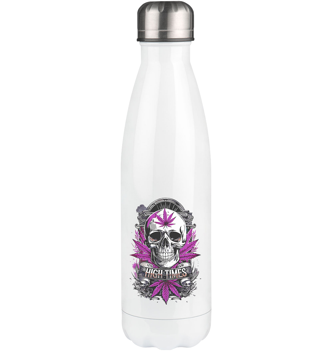 High Times Skull Purple - Thermoflasche 500ml