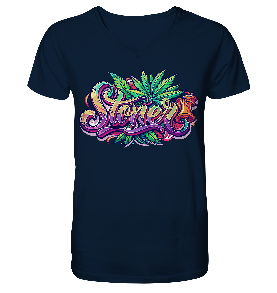 Color Stoner - Gentlemen V-Neck Shirt