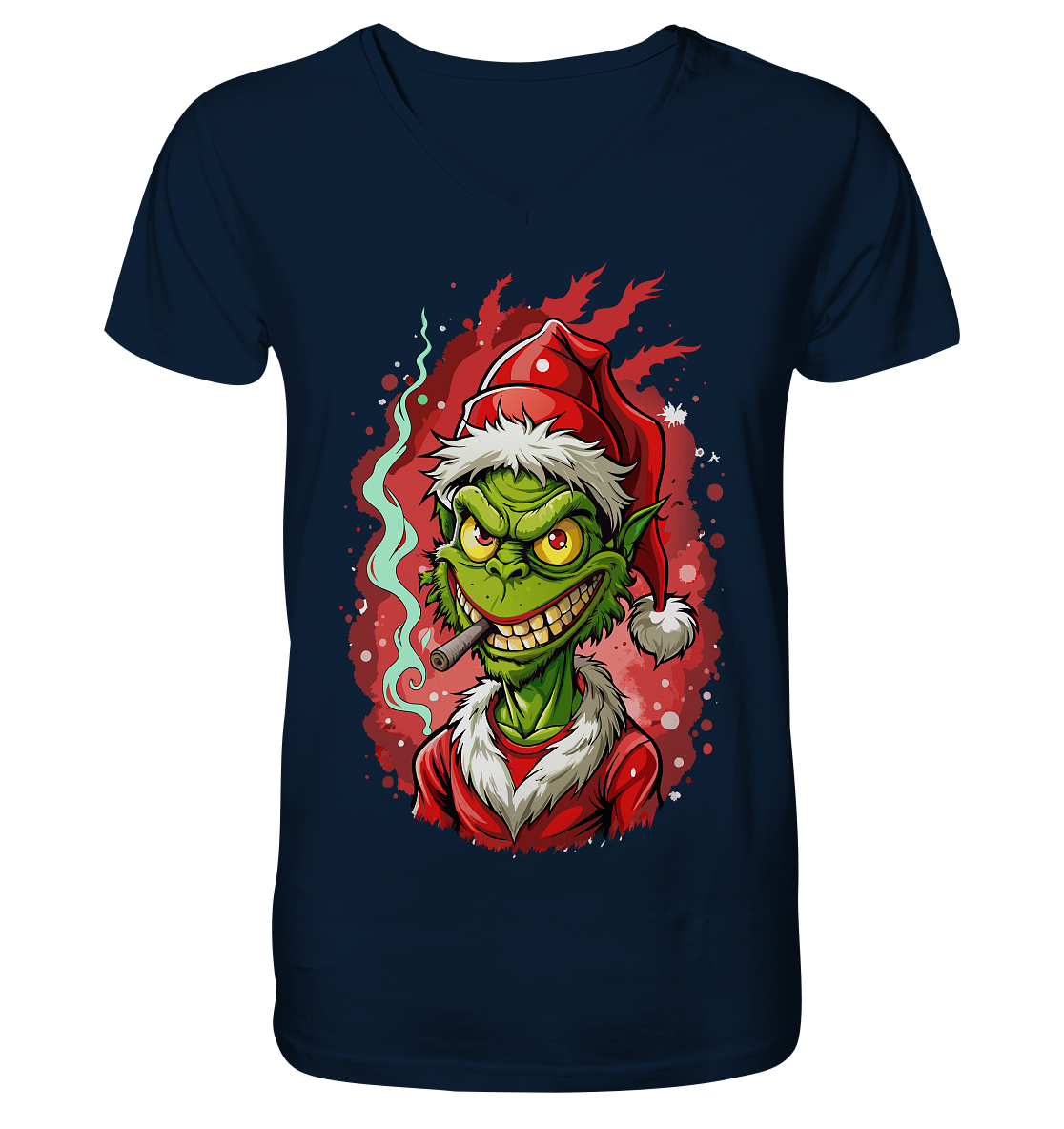 Angry Grinch - Gentlemen V-Neck Shirt