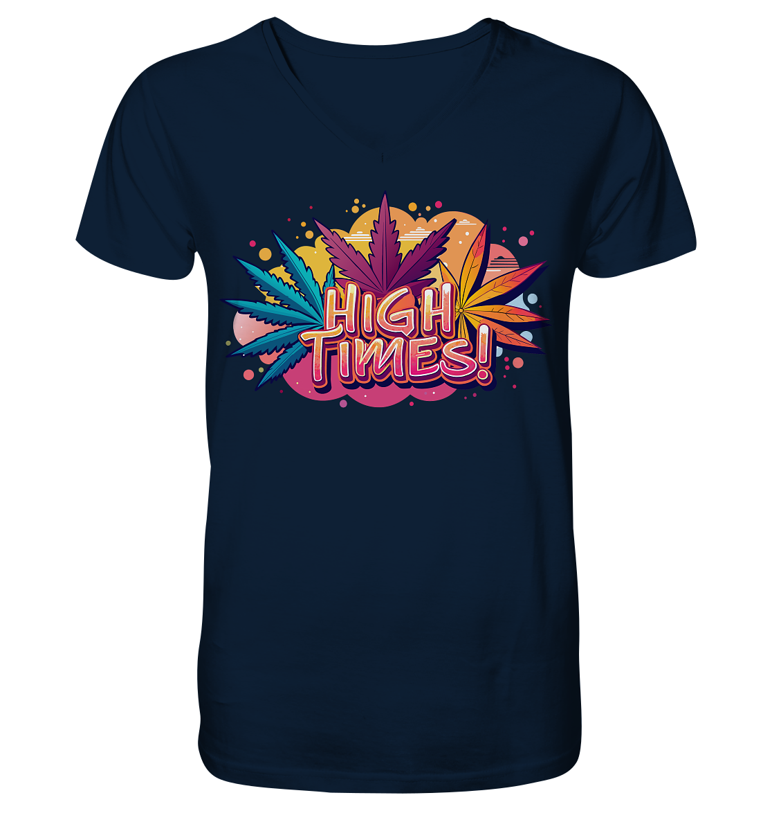 High Times Leafs - Gentlemen V-Neck Shirt