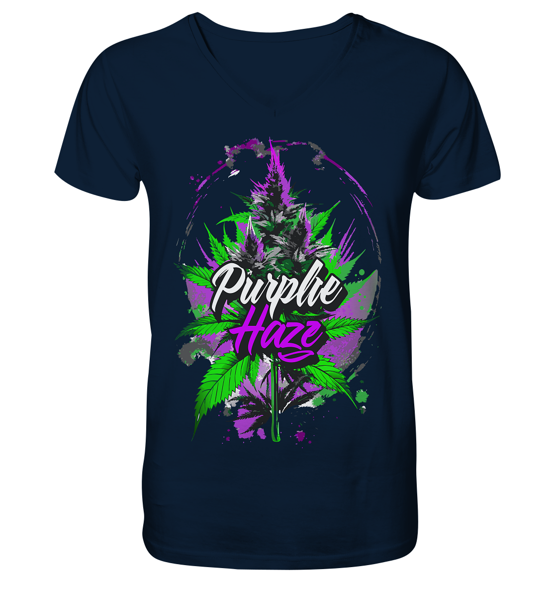 Purple Haze - Gentlemen V-Neck Shirt