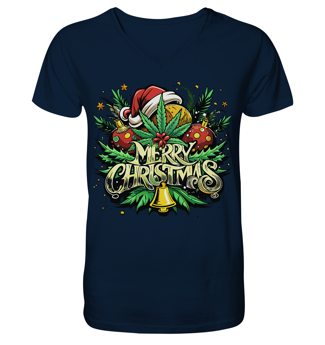 Bell Christmas - Gentlemen V-Neck Shirt