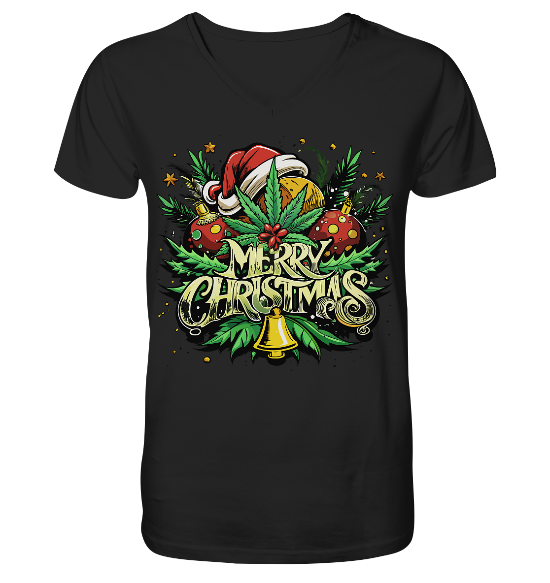 Bell Christmas - Gentlemen V-Neck Shirt