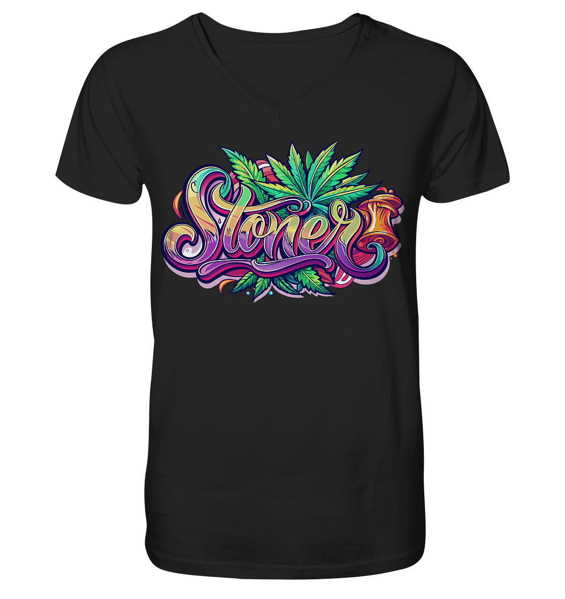 Color Stoner - Gentlemen V-Neck Shirt