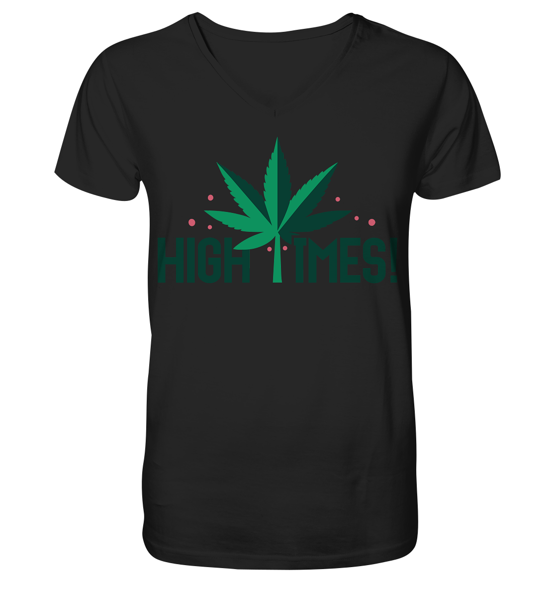 High Times Leaf - Gentlemen V-Neck Shirt