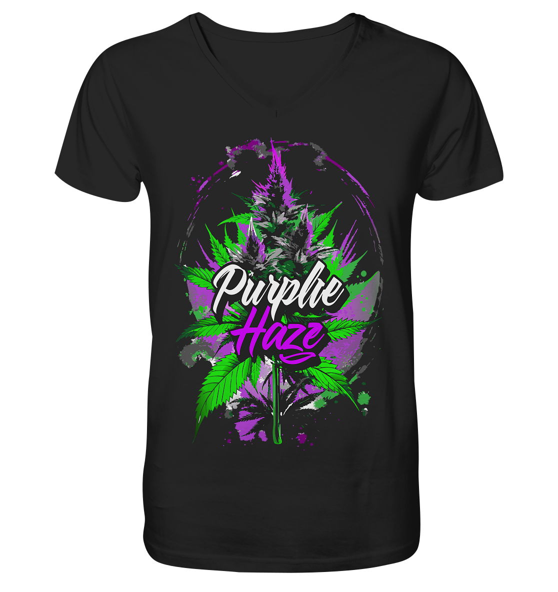 Purple Haze - Gentlemen V-Neck Shirt