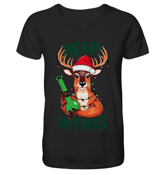 Bong Reindeer - Gentlemen V-Neck Shirt