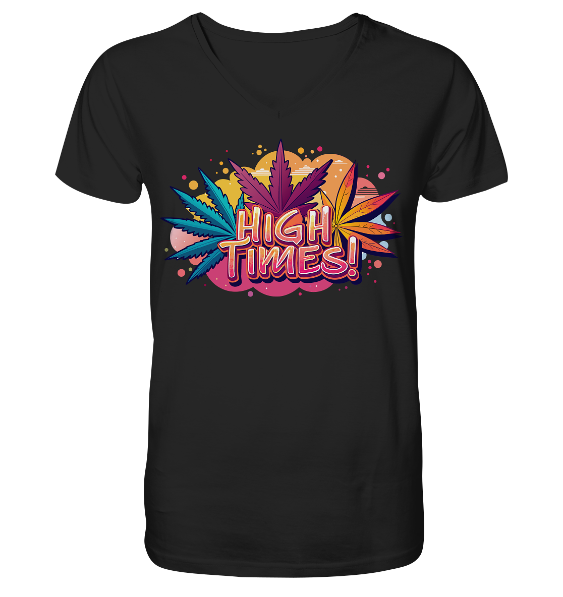 High Times Leafs - Gentlemen V-Neck Shirt