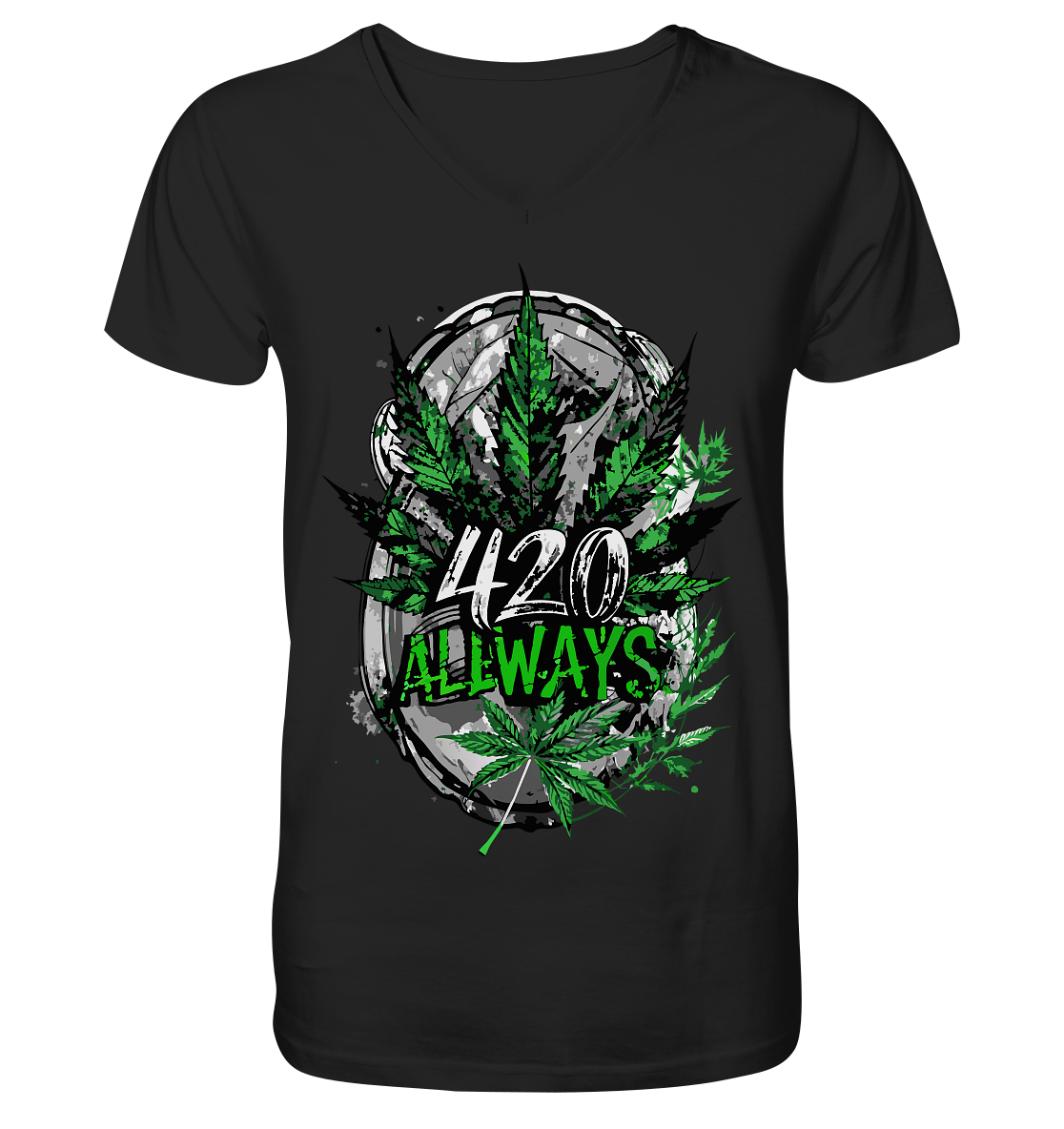 420 Always - Gentlemen V-Neck Shirt