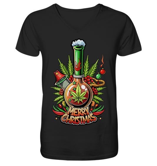 Bong Christmas - Gentlemen V-Neck Shirt