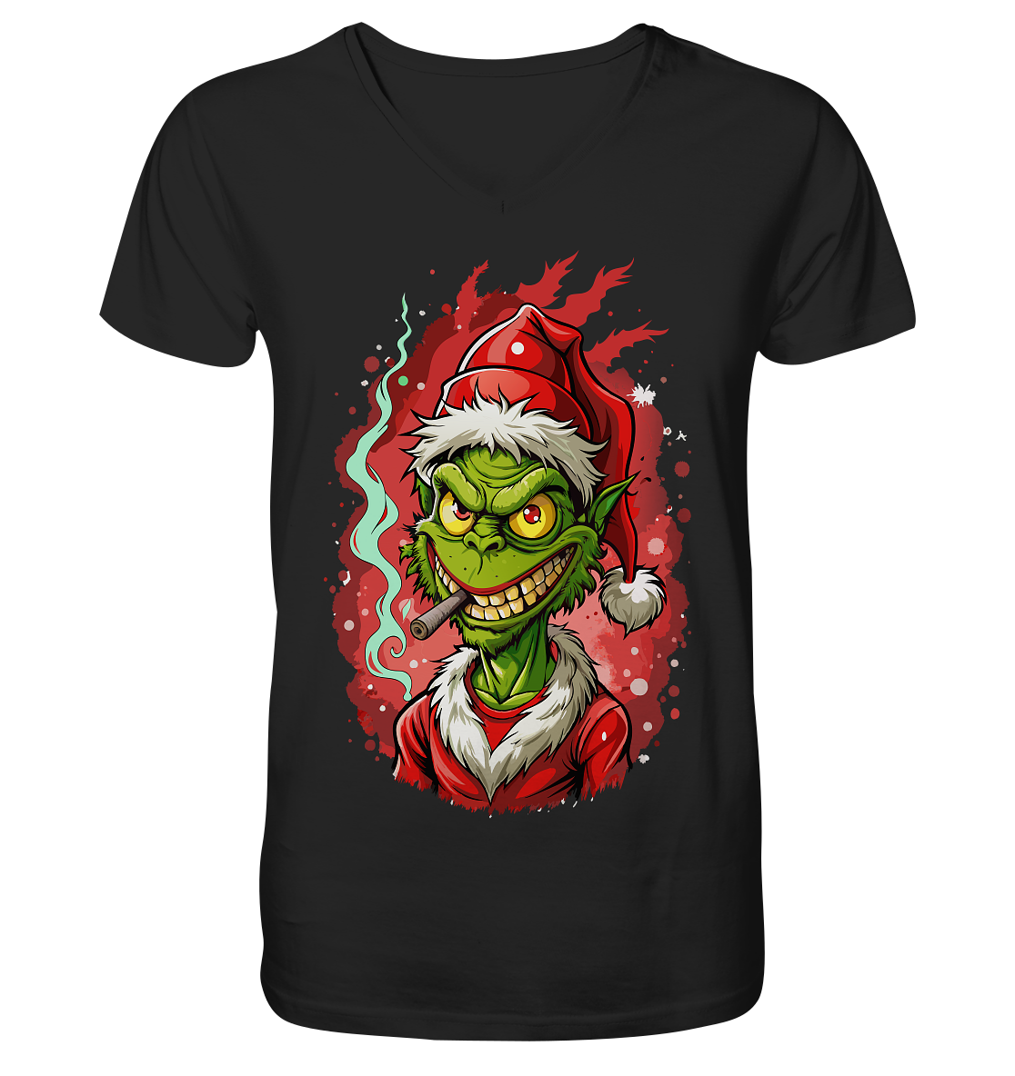 Angry Grinch - Gentlemen V-Neck Shirt