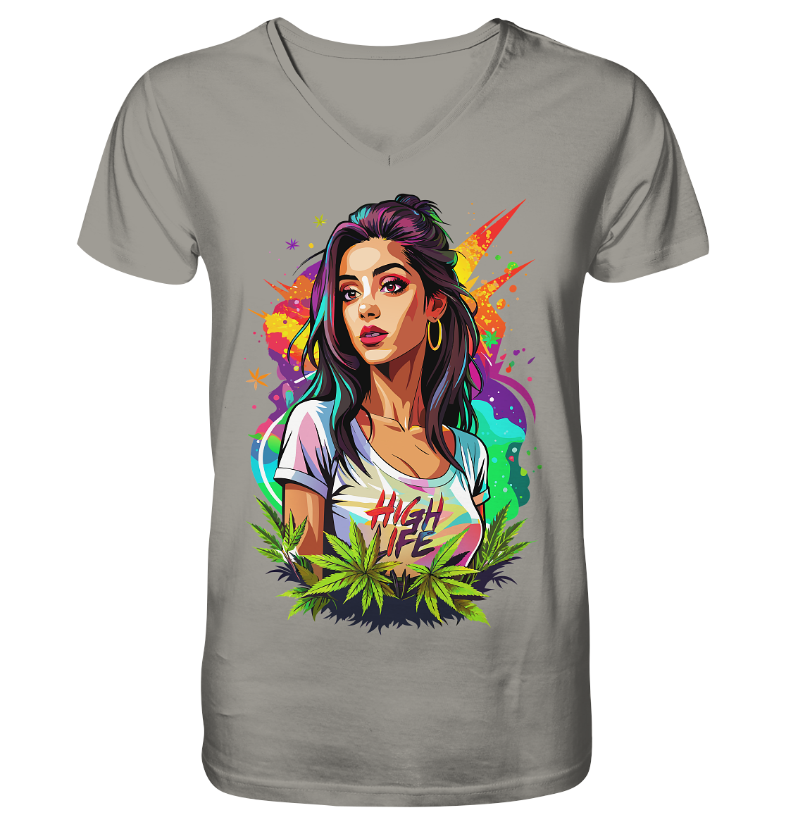High Life - Gentlemen V-Neck Shirt