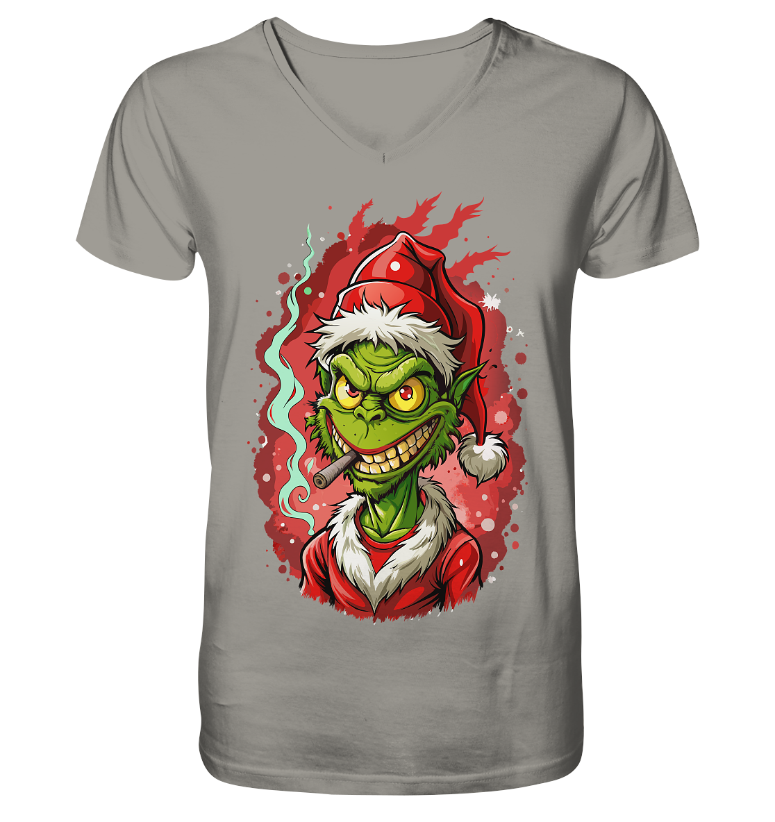 Angry Grinch - Gentlemen V-Neck Shirt