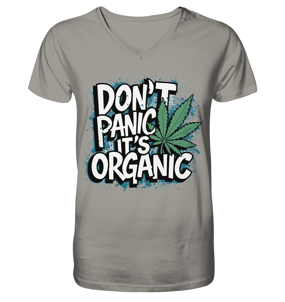 Don't Panic - Gentlemen V-Neck Shirt