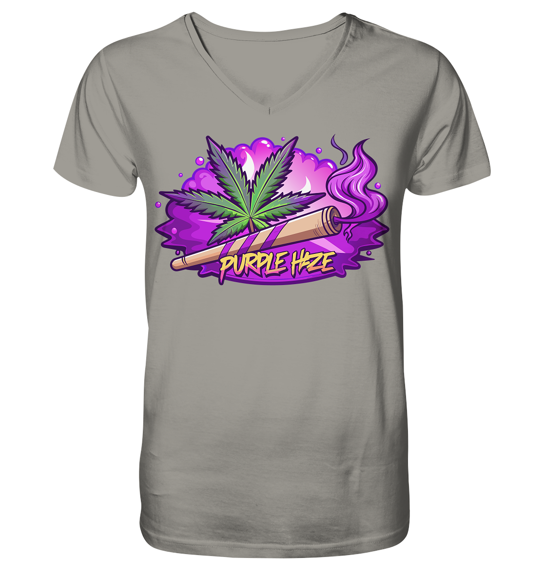 Purple Haze Joint - Gentlemen V-Neck Shirt