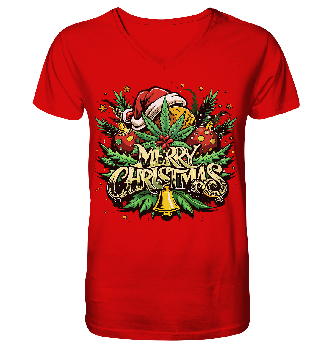 Bell Christmas - Gentlemen V-Neck Shirt