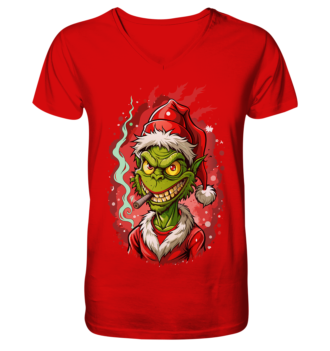 Angry Grinch - Gentlemen V-Neck Shirt
