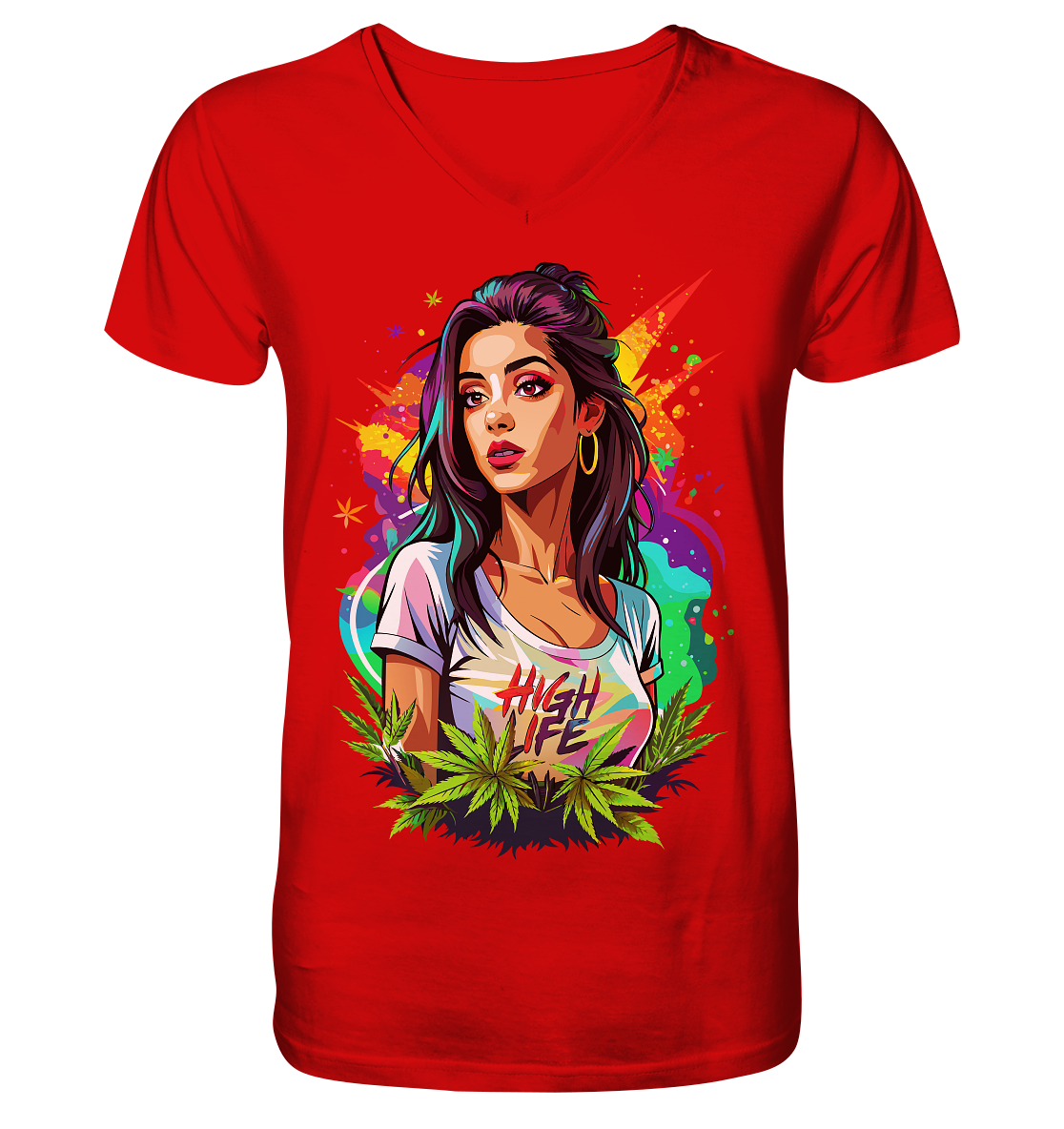 High Life - Gentlemen V-Neck Shirt