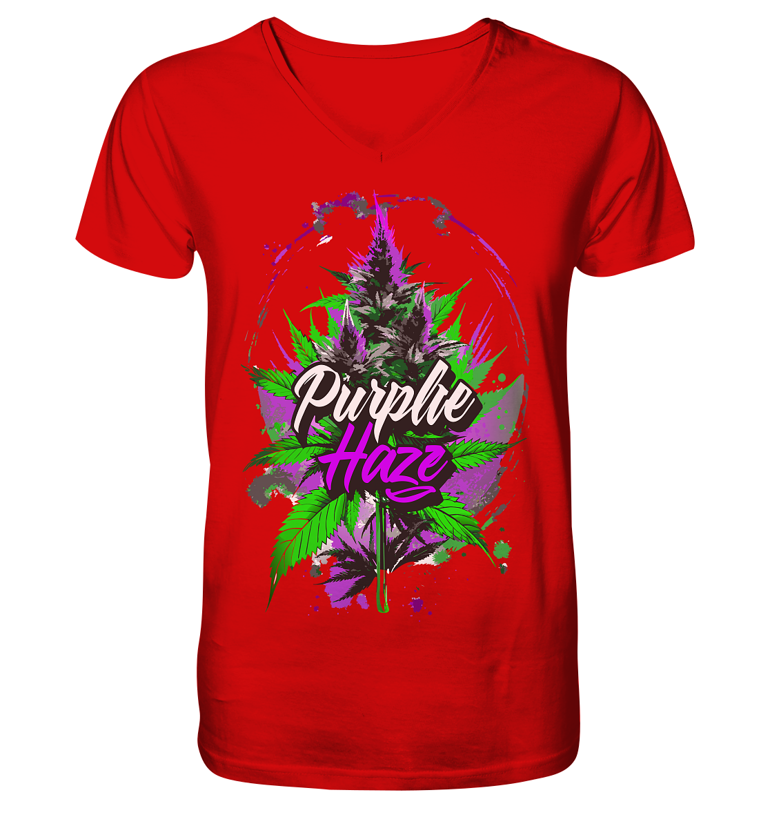 Purple Haze - Gentlemen V-Neck Shirt