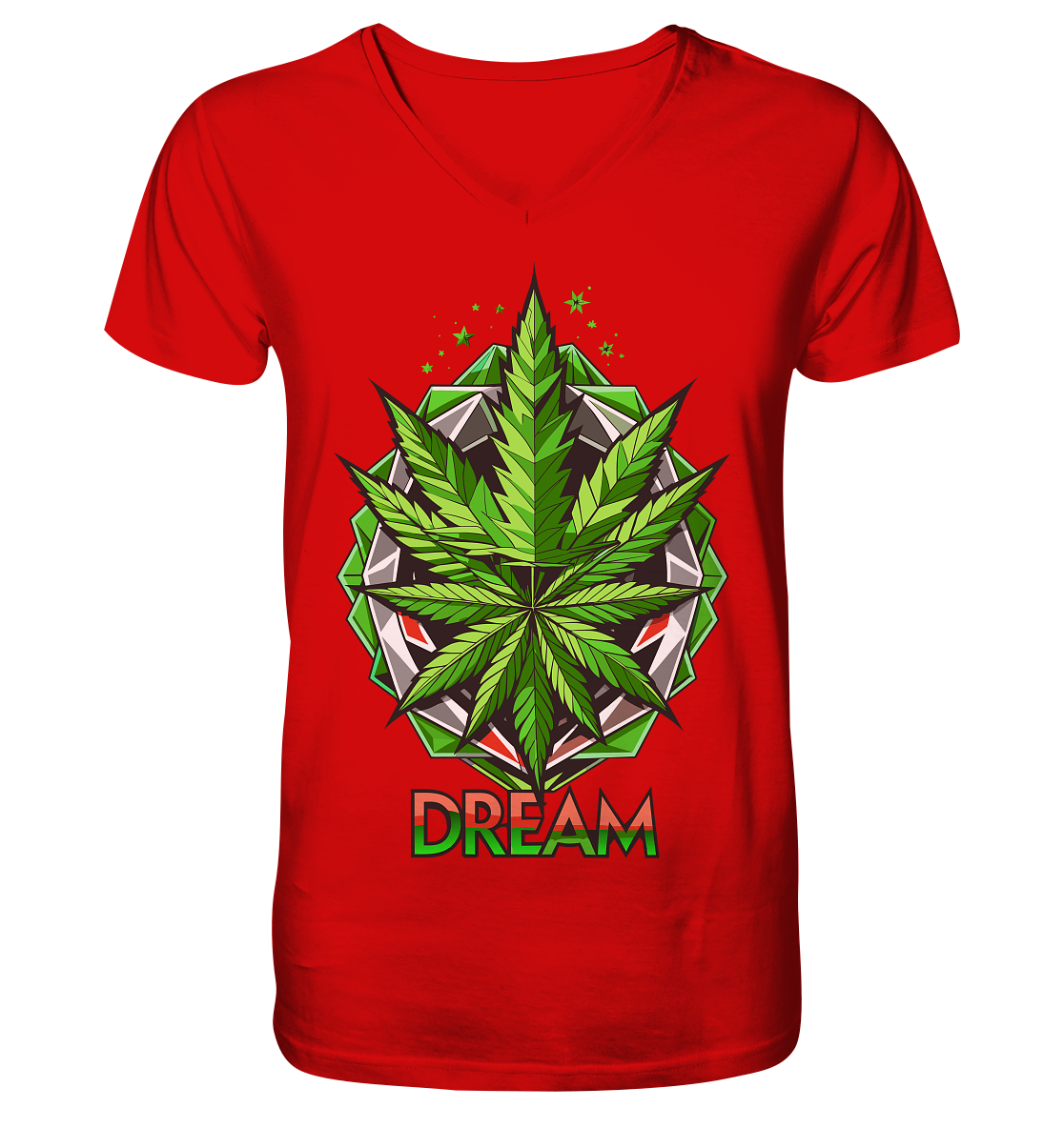 Dream Leaf - Gentlemen V-Neck Shirt