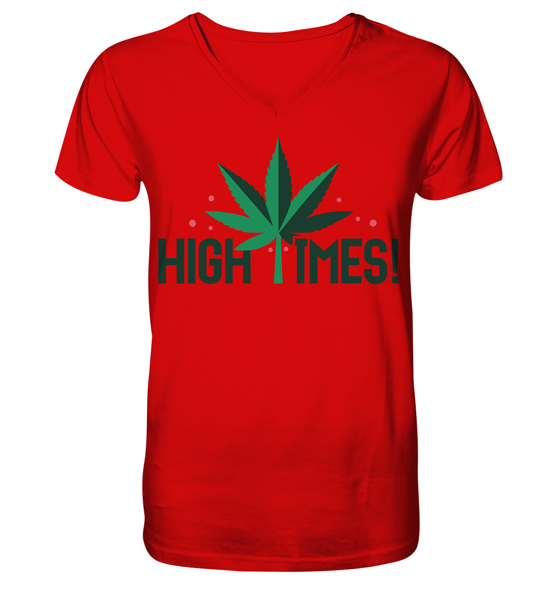 High Times Leaf - Gentlemen V-Neck Shirt