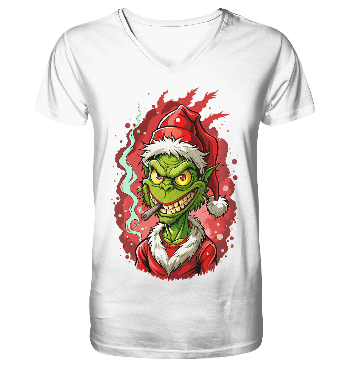 Angry Grinch - Gentlemen V-Neck Shirt