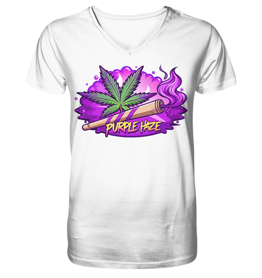 Purple Haze Joint - Gentlemen V-Neck Shirt