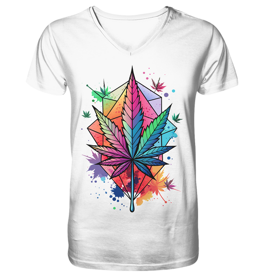 Color Leaf 2 - Gentlemen V-Neck Shirt