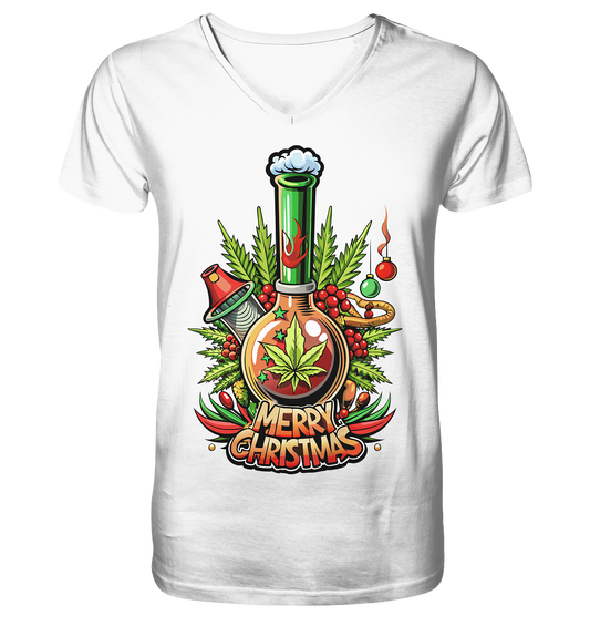 Bong Christmas - Gentlemen V-Neck Shirt