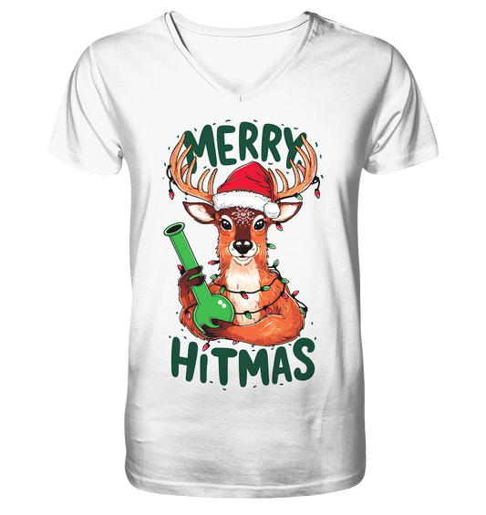 Bong Reindeer - Gentlemen V-Neck Shirt