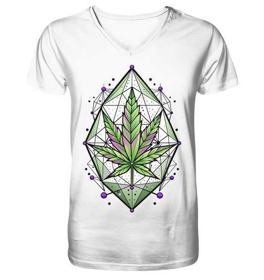 Leaf Construct - Gentlemen V-Neck Shirt