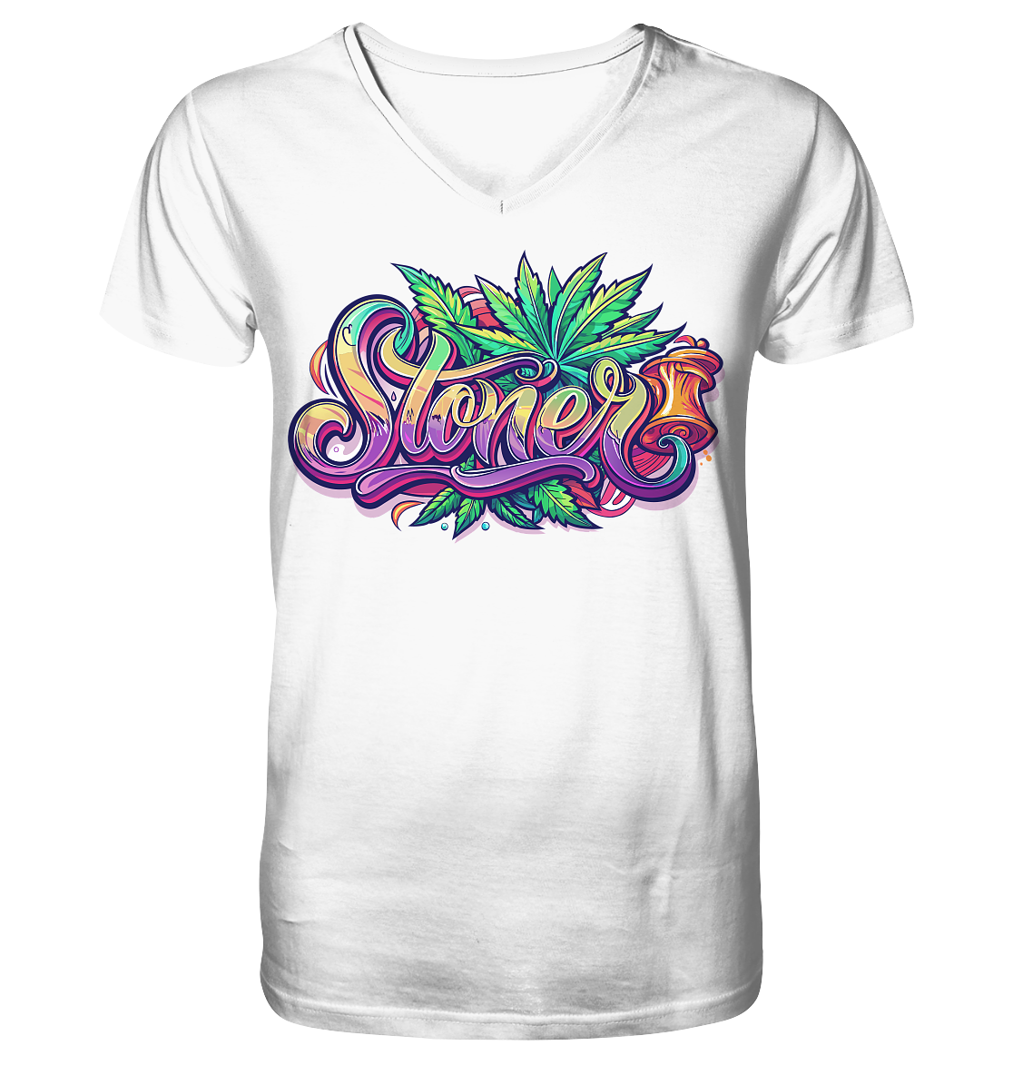 Color Stoner - Gentlemen V-Neck Shirt