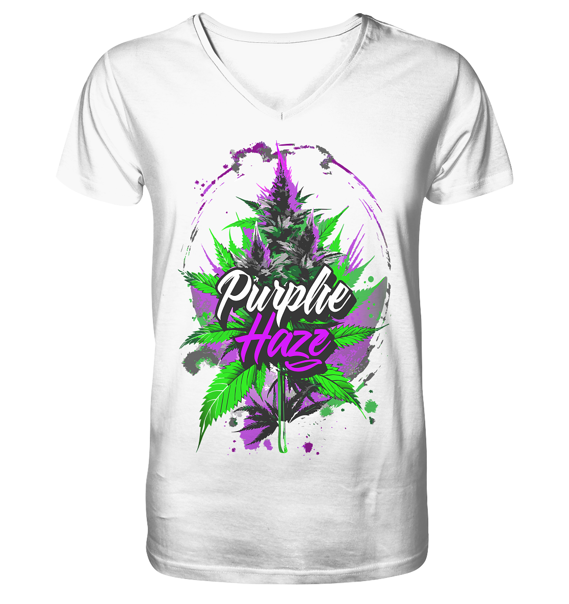 Purple Haze - Gentlemen V-Neck Shirt