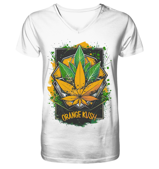 Orange Kush - Gentlemen V-Neck Shirt